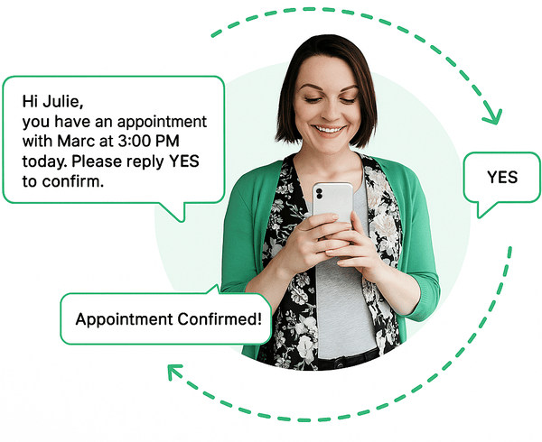appointment reminder - reduce no shows